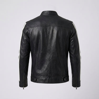 Resident Evil Vendetta Inspired Black Leather Biker Jacket