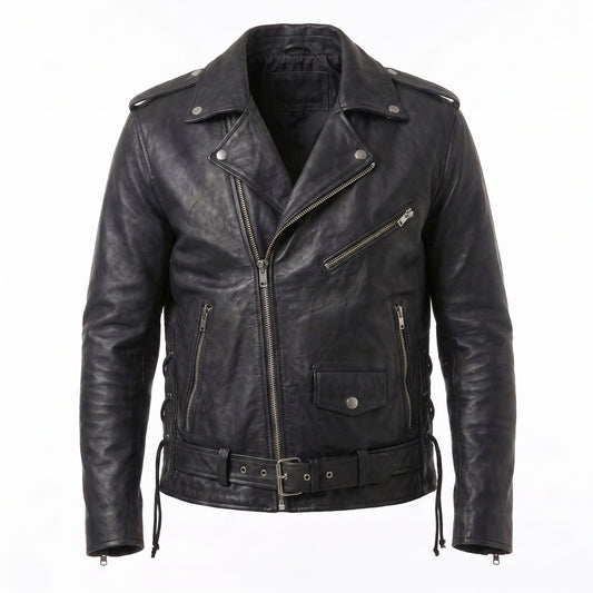 Fallout 4 Atom Cats Black Leather Biker Jacket