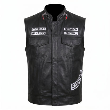Jax Teller Sons of Anarchy Leather Vest