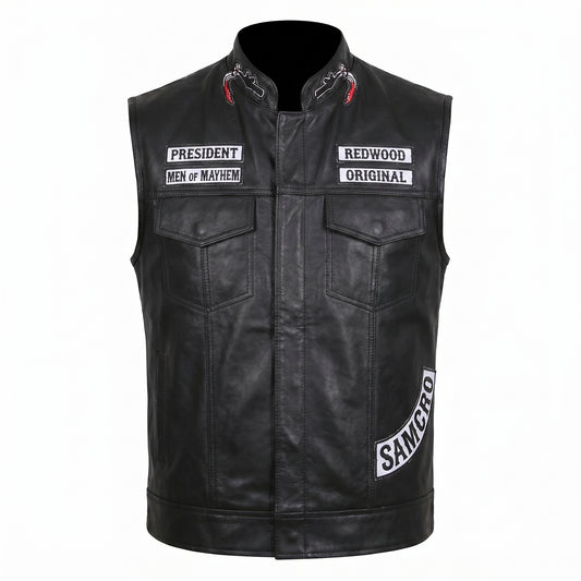 Jax Teller Sons of Anarchy Leather Vest