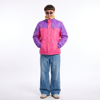 Oliver Tree Inspired 90s Retro Colorblock Windbreaker