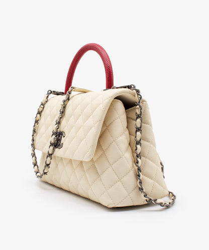 Chanel Small Ivory Coco Handle RJL1182
