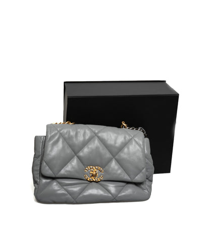 Chanel Large Grey 19 Shoulder Bag - ASL1590
