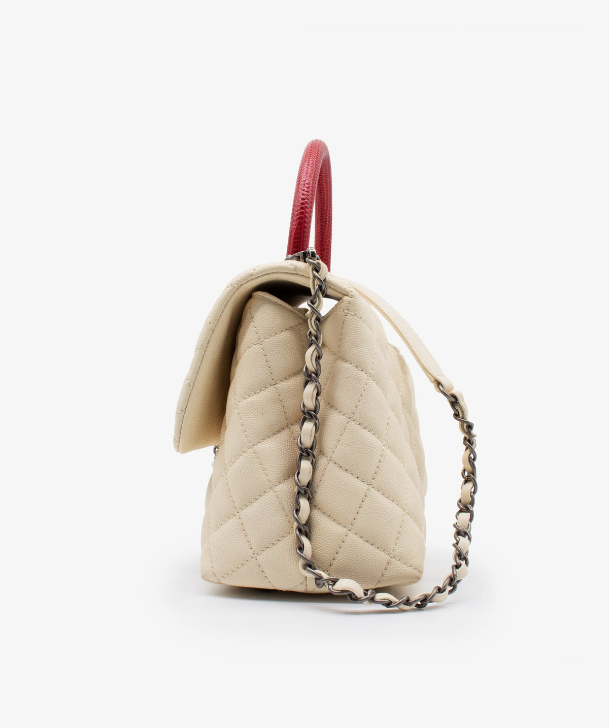 Chanel Small Ivory Coco Handle RJL1182