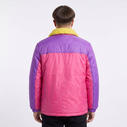 Oliver Tree Inspired 90s Retro Colorblock Windbreaker