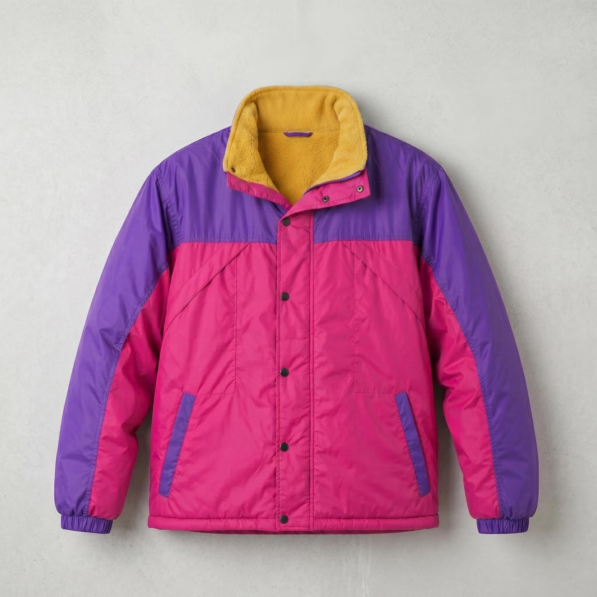 Oliver Tree Inspired 90s Retro Colorblock Windbreaker