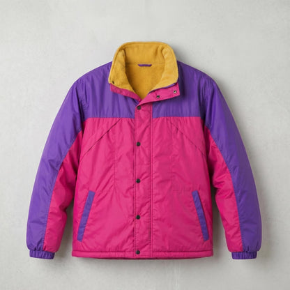 Oliver Tree Inspired 90s Retro Colorblock Windbreaker