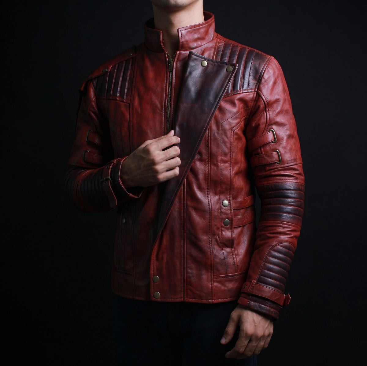 Guardians of the Galaxy 2 Star-Lord Cosplay Leather Jacket