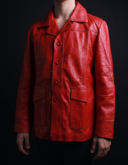 Brad Pitt Inspired Tyler Durden Jacket – Fight Club Leather Costume