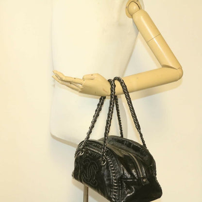 Chanel Cc Chain Hand Bag Enamel