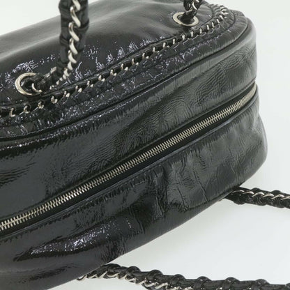 Chanel Cc Chain Hand Bag Enamel