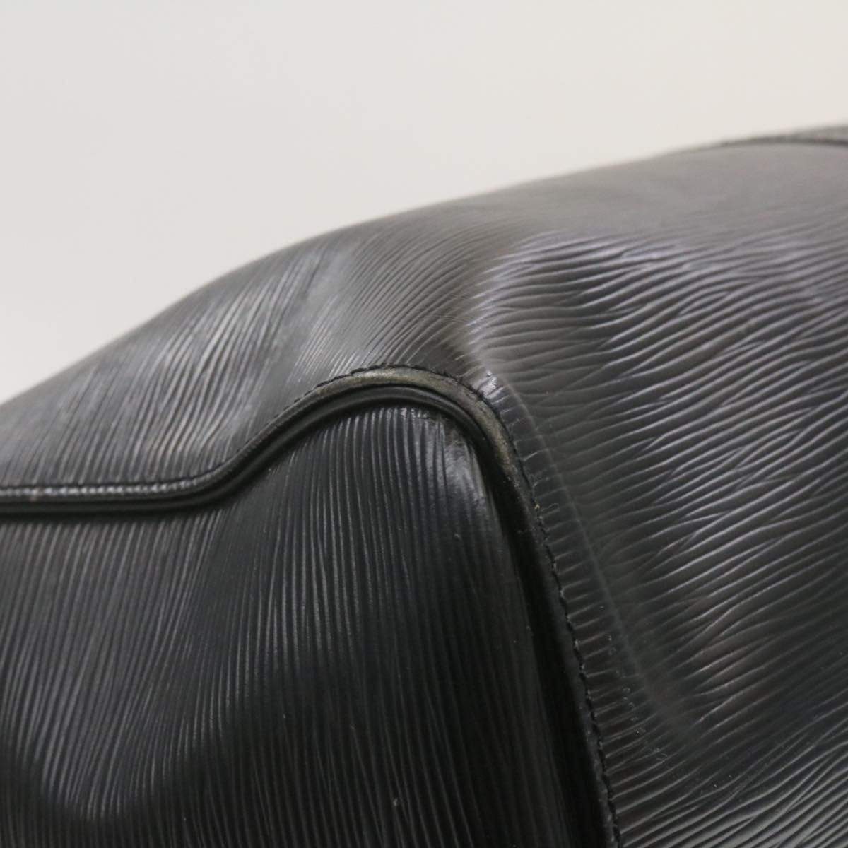 Louis Vuitton Epi Keepall 55 Boston Bag Black