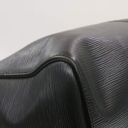 Louis Vuitton Epi Keepall 55 Boston Bag Black