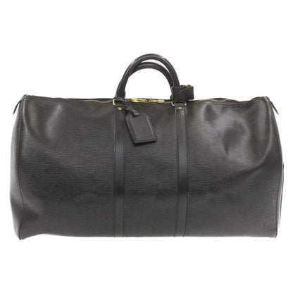 Louis Vuitton Epi Keepall 55 Boston Bag Black