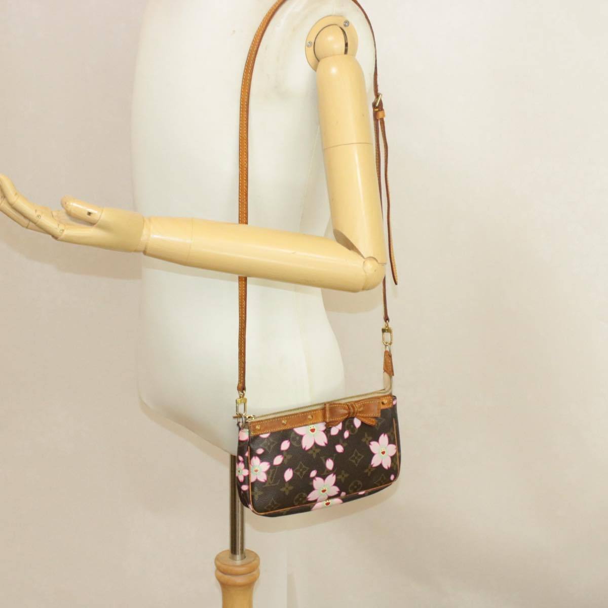 Louis Vuitton Monogram Cherry Blossom Pochette Accessoires Pouch