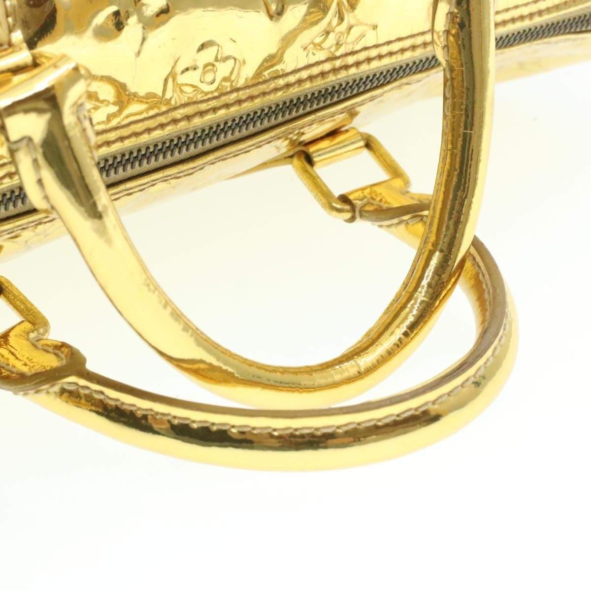 LOUIS VUITTON Monogram Gold Mirror Speedy 35