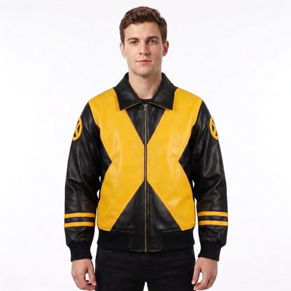 X-Men Inspired Mutant Leather Jacket